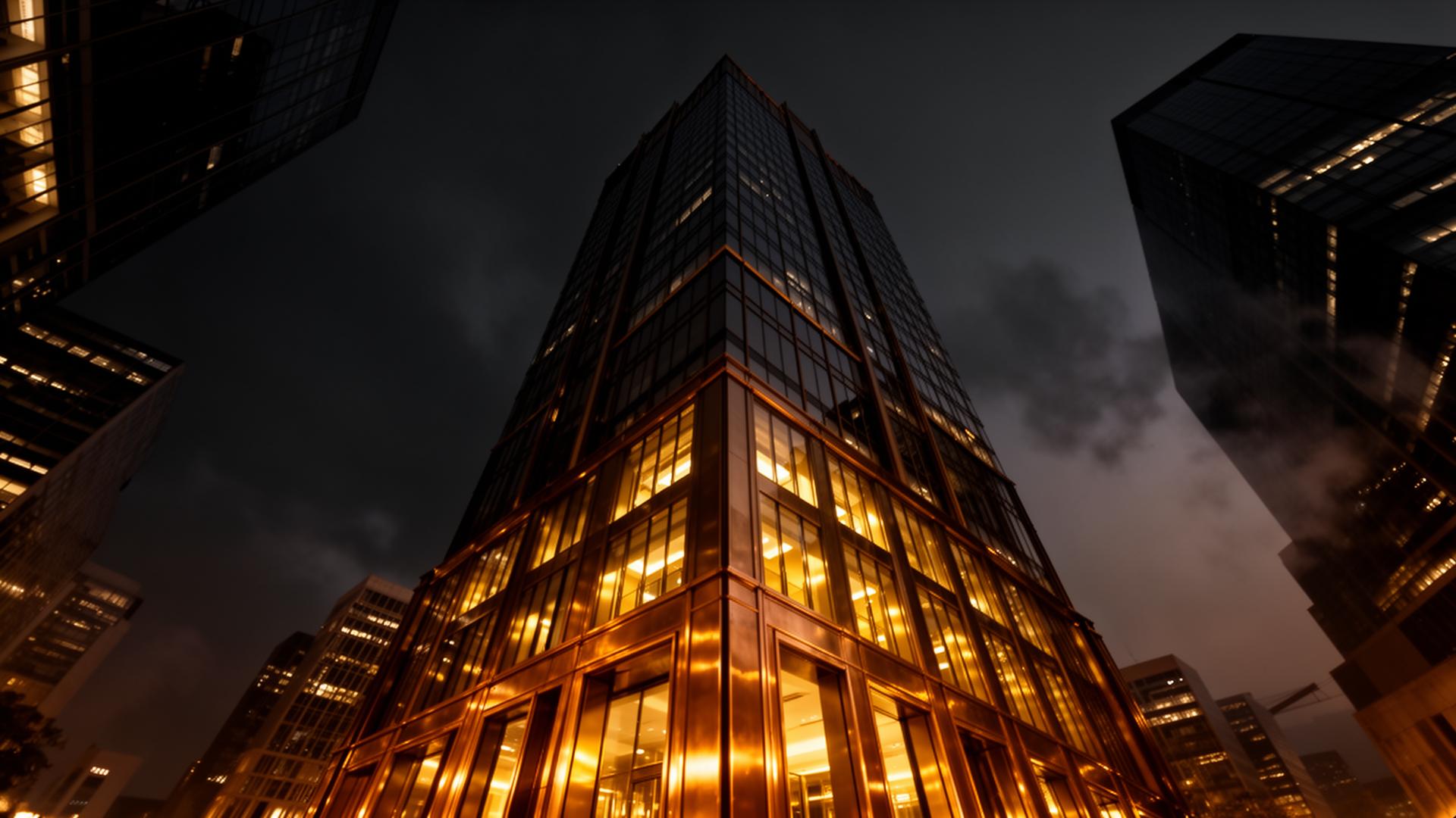 Modern architecture at dusk — Acumen Principal Fund